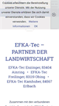 Mobile Screenshot of efka-tec.de