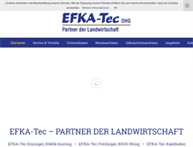 Tablet Screenshot of efka-tec.de